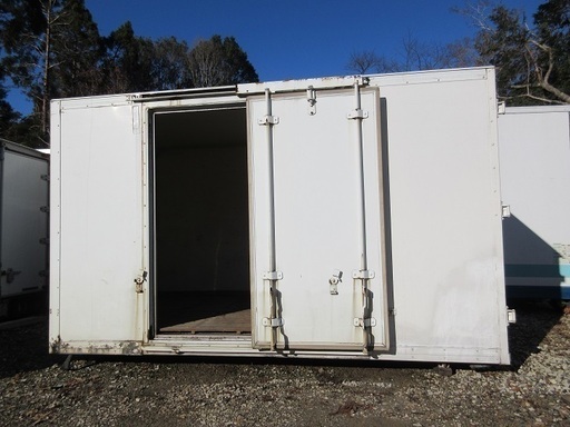 ♪ハAA79♪物置♪コンテナ♪スライドドア付き♪訳有♪アルミ箱♪