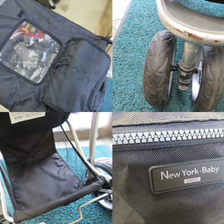 札幌市内限定】KATOJI/カトージ 3ホイールベビーカー NEW YORK BABY A型ベビーカー ベビー用品 中古の画像