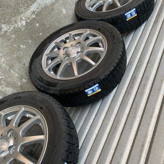 モコ、MRワゴン13インチ スタットレス タイヤ 溝ありの画像