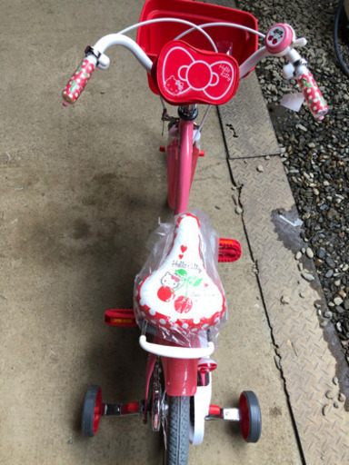 【未使用】【訳あり】子供用自転車ハローキティ