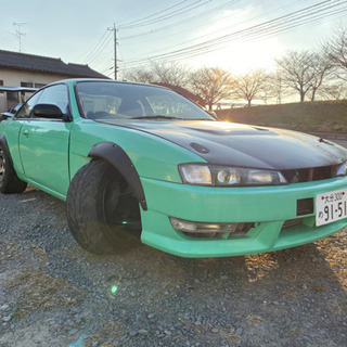 投稿が消えた為、再投稿。値下げ！シルビア s14 即ドリ 車検残...