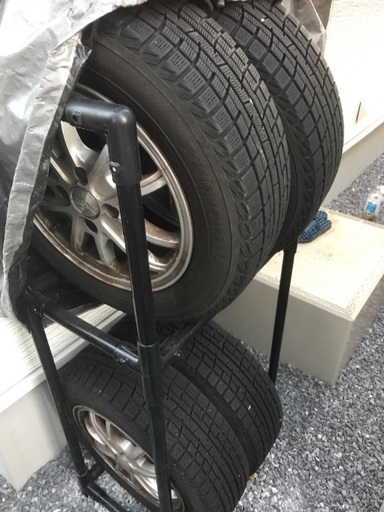 スタットレスタイヤ ホイール付 山６mm 175/65r14 12000円 今週なら…