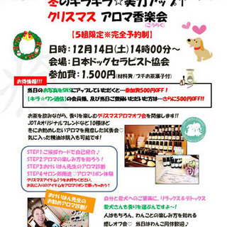 《参加者募集中》12月14日(土)クリスマス🎄アロマオフ会