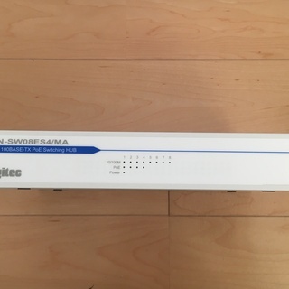 Logitec スイッチングハブ LAN-SW08ES4/MA ...