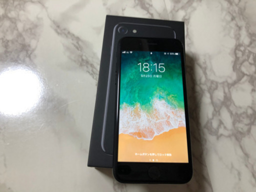 iPhone7 128GB ジェットブラックです