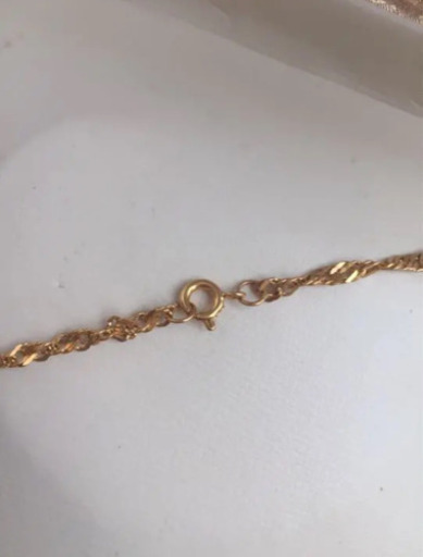 新品22kゴールドネックレス