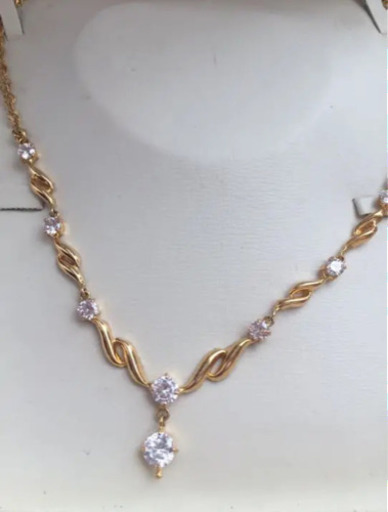 新品22kゴールドネックレス