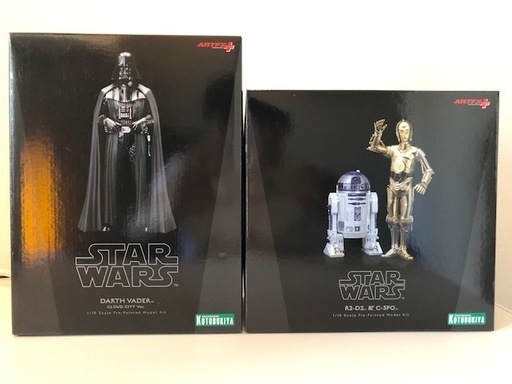 【新品・未開封・2点SET】ARTFX+｜ダースベイダー クラウド・シティ版｜R2D2 & C3PO｜スターウォーズ｜壽屋（コトブキヤ）
