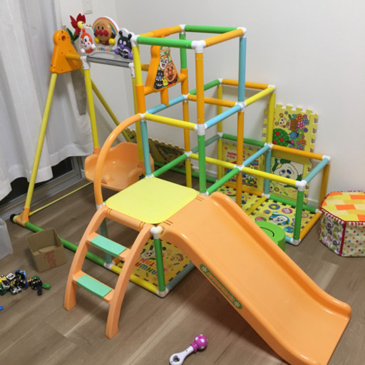 アンパンマン ジャングルジム 滑り台 鉄棒