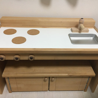 決まりました ままごとキッチン 木製
