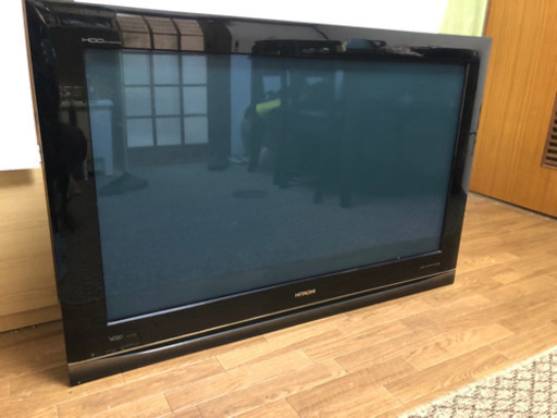 値下げ！　日立テレビ42型　wooo・250GB HDD内蔵録画機能付　(決まりました。)