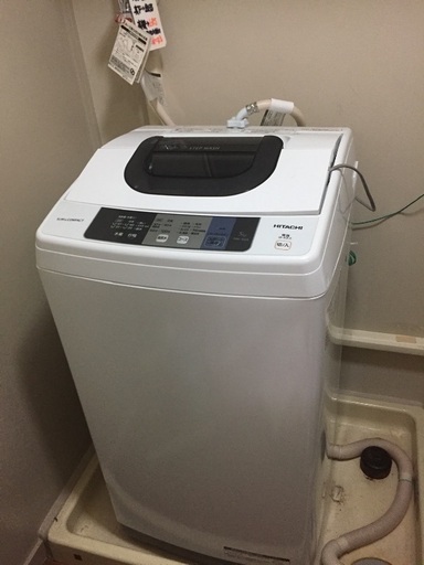 【1人暮らしにピッタリ】2017年製日立洗濯機