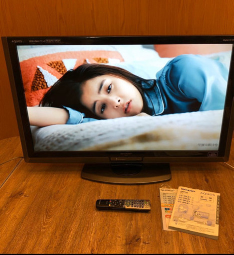 SHARP40インチ LED AQUOS 40型 液晶テレビ TV LC-40LX 1亀山モデル リモコン付（824）AKARI