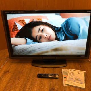 SHARP40インチ LED AQUOS 40型 液晶テレビ TV LC-40LX 1亀山モデル リモコン付（824）AKARI