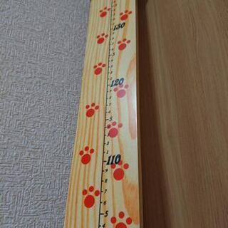 レトロかわいい身長計ネコの画像