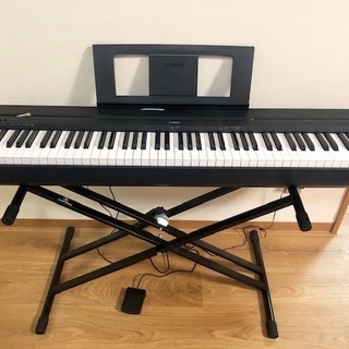 ヤマハ電子ピアノ　P−４５　８８鍵盤　新品同様！！