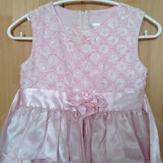 140㎝  キッズ フォーマルドレス ピンク
靴セットの画像