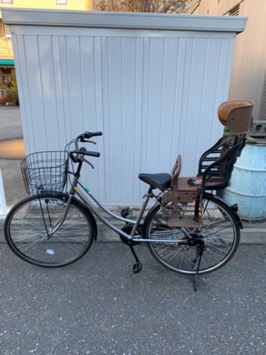 自転車(子供乗せカゴ付き)