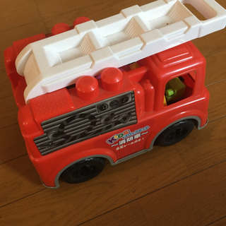 消防車ブロックの画像