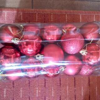 クリスマスツリー　オーナメント（レッド）の画像