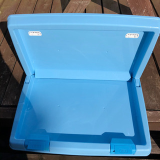 【中古】ペットしつけトイレトレー　ブルーの画像