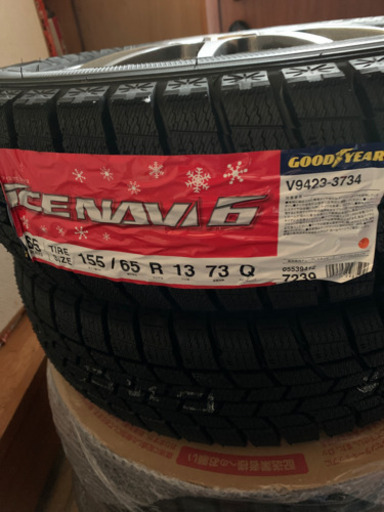 新品 スタッドレスタイヤホイールセット 155/65R13