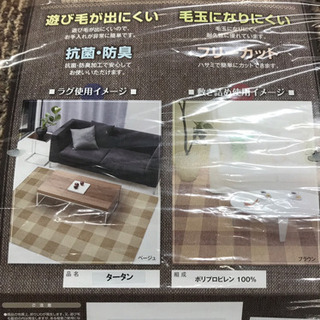 【新品】大杉繊維カーペット タータン 江戸間6畳 の画像