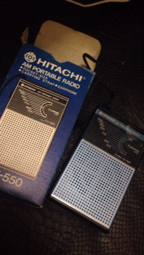 日立 ポータブルラジオ AM TH-550