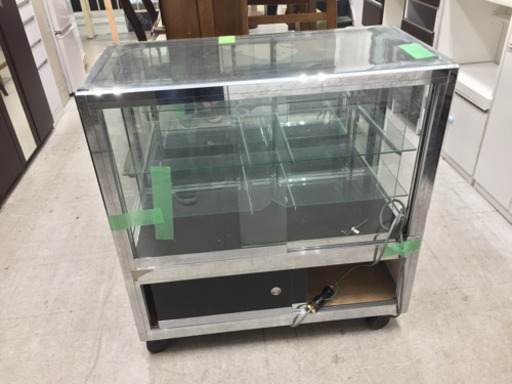 【大田区送料無料】 ショーケース 照明 キャスター付き