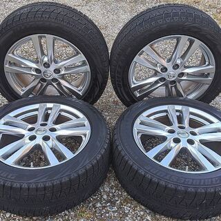【完売】日産純正アルミホイール｜18インチ｜エルグランド｜18x7.5JJ+55 PCD114.3｜5穴｜4本｜中古