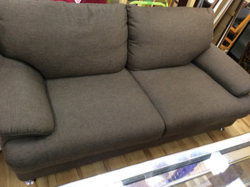 AK▽12月末まで限定‼︎持ち帰りだと20%オフ★ニトリ ソファー ブラウン