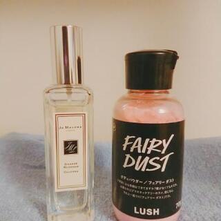 ジョーマローンのオレンジブロッサムの香水とLUSHのキラキラボデ...