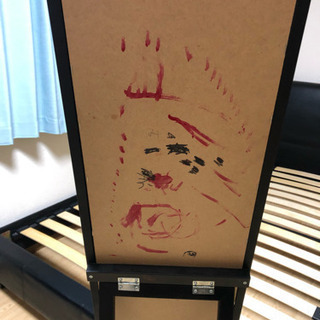 全身鏡 ブラックの画像