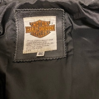 値下しました　革ジャン、ハーレーサイズ40、本皮、美品の画像