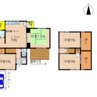 能登川の一軒家です。