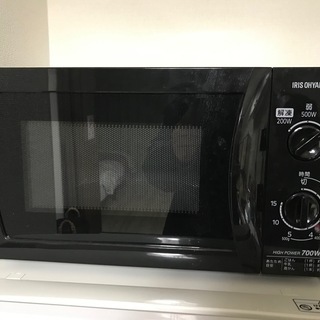 アイリスオーヤマ　電子レンジ　MBL-17T6-B 美品　201...