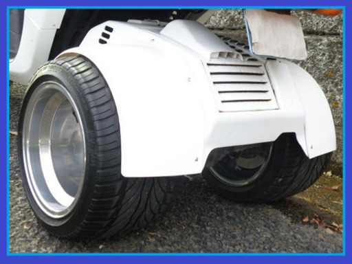 【御成約有難う御座いました。】☆NEWオバフェン&アルミ!2スト最終ジャイロキャノピーミニカー改　新品オ-バ-フェンダ-&アルミホイル!消耗品OK!ノ-ヘルOKワイドカスタムです！