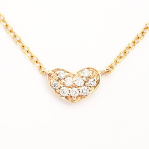 folli folle フォリフォリ ピンクゴールド ダイヤモンドネックレス