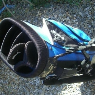 ★取引完了★PUMA　スタンド式キャディバッグ&ヘッドカバー（美品）の画像