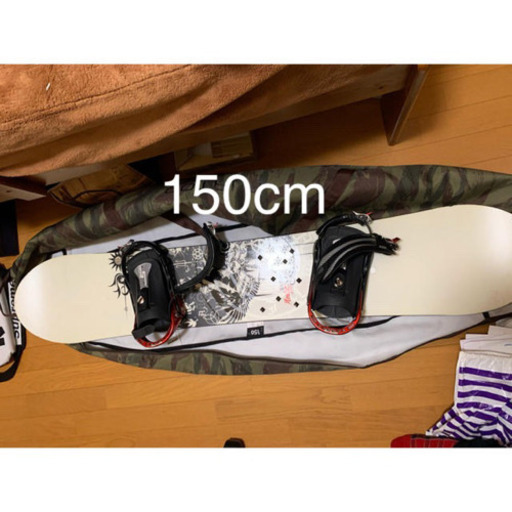 売り切り値下げ！スノーボード　ビンディング、ボードケースセット！おまけでワックスも付けます！