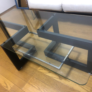 ガラス　ローテーブルの画像