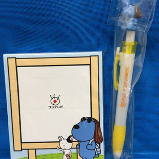 ★非売品　フジテレビ　メモ帳　ボールペンセット
