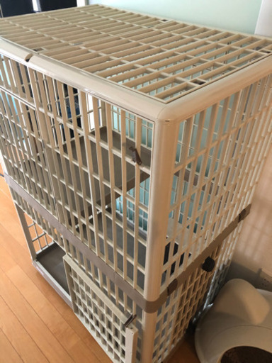 【値下げ中！】猫 ケージ 二段