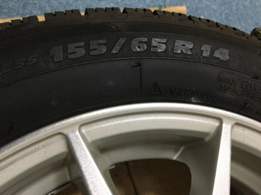 ★取引き中　軽自動車用　スタッドレス　ホイールセット　155/65R14