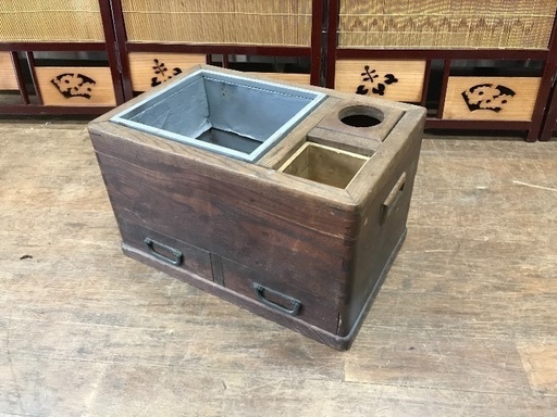 関東火鉢 火鉢 手元 囲炉裏 コンパクトサイズ 味わいあります