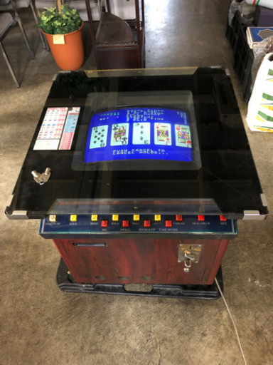 昭和レトロ ビンテージ ポーカーゲーム機 喫茶店　E