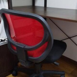 棚付きパソコン机イスのセット✩.*˚  勉強机 作業台の画像