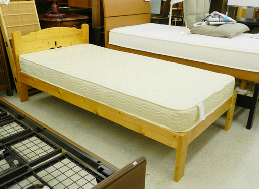 シングルベッド マットレス付き ニトリ スプリングマットレス コイルスプリング ☆ PayPay(ペイペイ)決済可能 ☆ 札幌市 北区 屯田