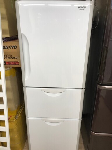美品！！　省エネモデル！！　インバーター　日立　３ドア冷蔵庫　２９，９８０円