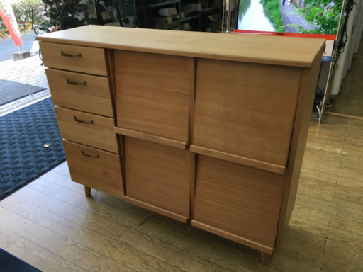 1/17 値下げ 美品! マナベインテリアハーツ 北欧デザイン マガジンラック サイドボード SARAH